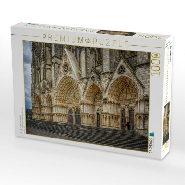 Produktbild: CALVENDO Puzzle Cher: Die Katedral von Bourges | 1000 Teile Lege-Gr&ouml;&szlig;e 64x48cm Foto-Puzzle f&uuml;r gl&uuml;ckliche Stunden