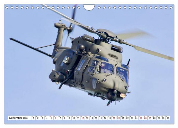 Produktbild: Hubschrauber in Action (Wandkalender 2026 DIN A4 quer), CALVENDO Monatskalender