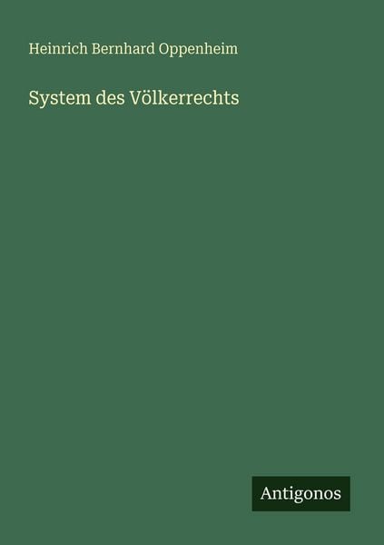 Produktbild: System des V&ouml;lkerrechts