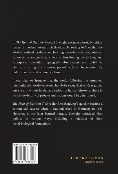 Produktbild: The Hour of Decision