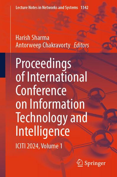 Produktbild: Proceedings of International Conference on Information Technology and Intelligence