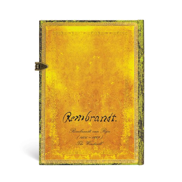 Produktbild: Hardcover Notizbuch Rembrandts 350. Todestag, Midi, Liniert