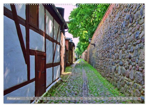 Produktbild: Neubrandenburg - Stadt der 4 T&uuml;rme (hochwertiger Premium Wandkalender 2027 DIN A2 quer), Kunstdruck in Hochglanz