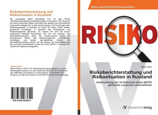 Produktbild: Risikoberichterstattung und Risikosituation in Russland