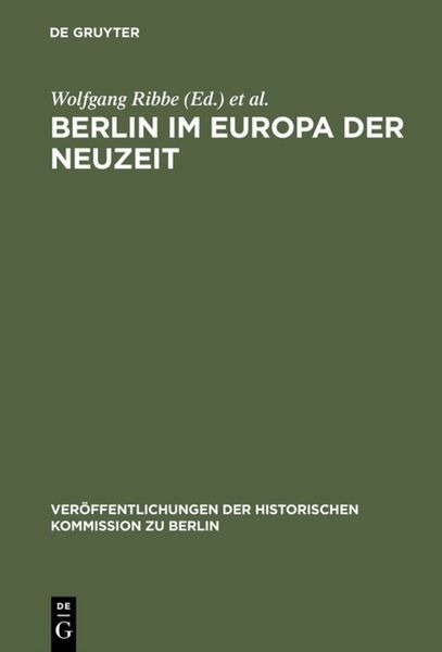 Produktbild: Berlin im Europa der Neuzeit