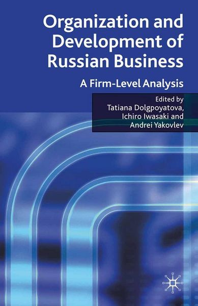 Produktbild: Organization and Development of Russian Business