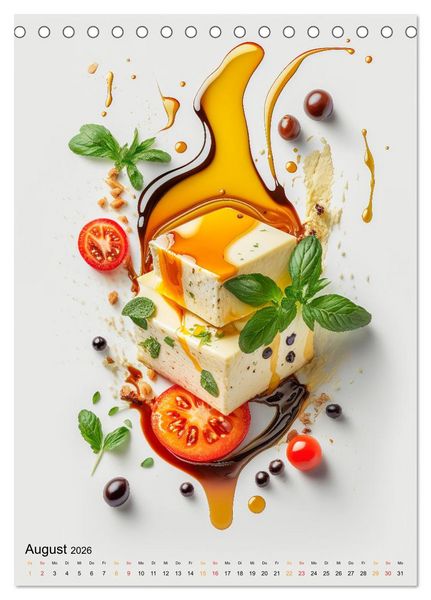 Produktbild: Oliven&ouml;l lecker und gesund (Tischkalender 2026 DIN A5 hoch), CALVENDO Monatskalender