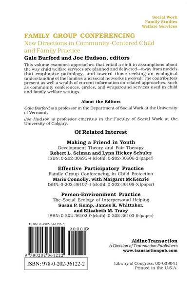 Produktbild: Family Group Conferencing: New Directions in Community-Centered Child & Family Practice