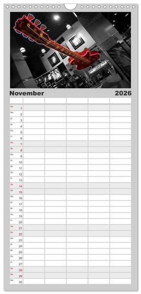 Produktbild: Familienplaner 2026 - New York &ndash; The Big Apple mit 5 Spalten (Wandkalender, 21 x 45 cm) CALVENDO