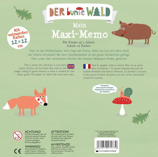 Produktbild: Der bunte Wald - Mein Maxi-Memo