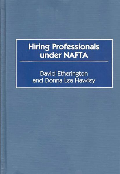 Produktbild: Hiring Professionals Under NAFTA