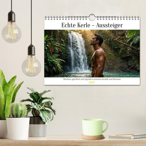 Produktbild: Echte Kerle &ndash; Aussteiger (Wandkalender 2027 DIN A4 quer), CALVENDO Monatskalender