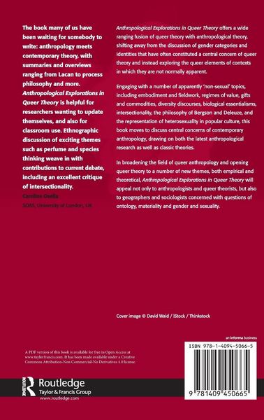 Produktbild: Anthropological Explorations in Queer Theory