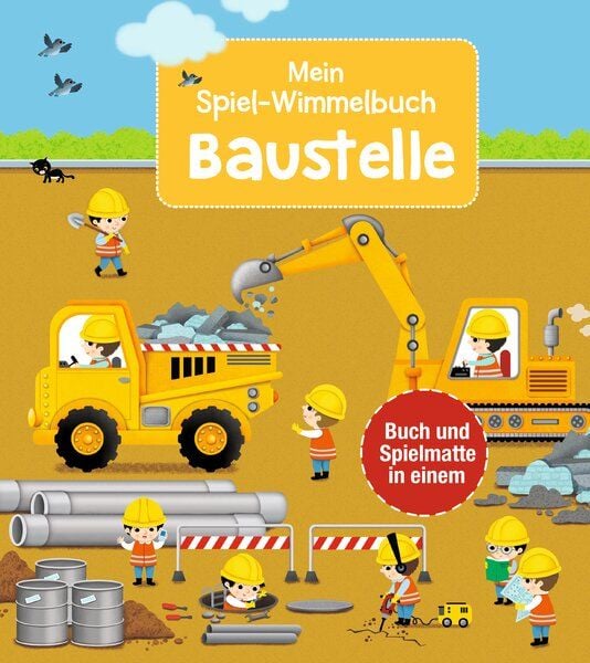 Mein Spiel-Wimmelbuch: Baustelle, Gebundene Ausgabe von , Ullmann Medien, 9783741519000