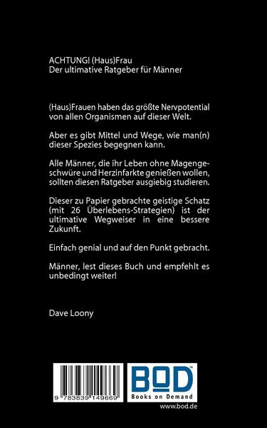 Produktbild: ACHTUNG! (Haus)Frau