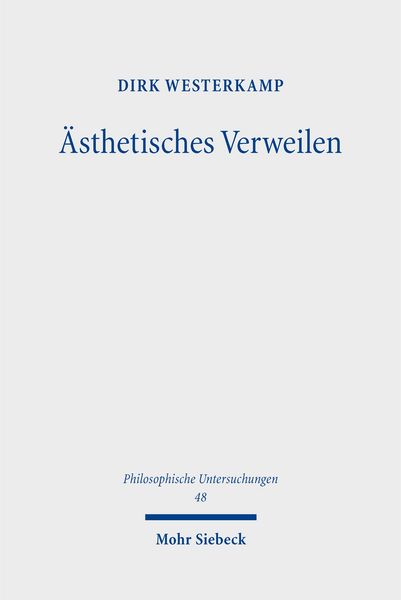 Produktbild: &Auml;sthetisches Verweilen
