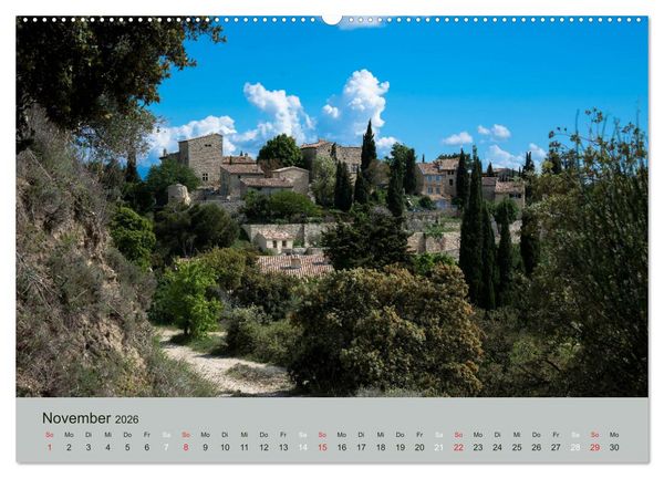 Produktbild: Provenzalisches Drome (hochwertiger Premium Wandkalender 2026 DIN A2 quer), Kunstdruck in Hochglanz