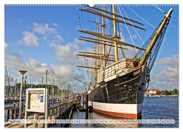 Produktbild: Halbinsel Priwall bei Travem&uuml;nde &ndash; Impressionen von der Ostseek&uuml;ste (Wandkalender 2026 DIN A2 quer), CALVENDO Monatskalender