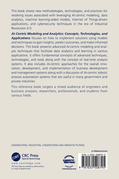 Produktbild: AI-Centric Modeling and Analytics