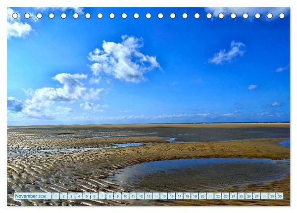 Produktbild: Beach Light Inspiration (Tischkalender 2026 DIN A5 quer), CALVENDO Monatskalender