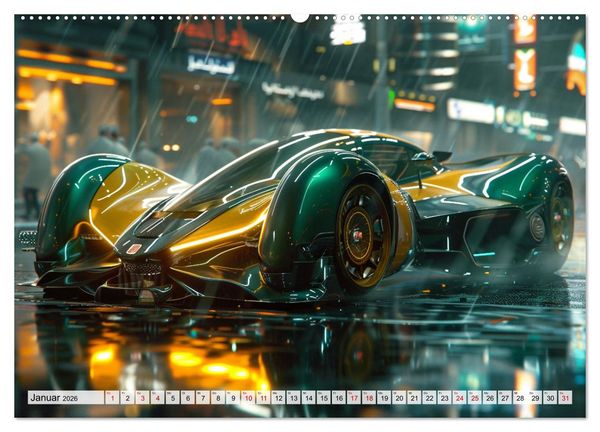 Produktbild: Future Rides (hochwertiger Premium Wandkalender 2026 DIN A2 quer), Kunstdruck in Hochglanz