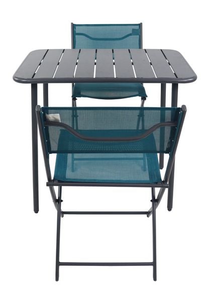 Produktbild: 3 tlg. Bistroset Balkonset Gartenset Metall Sumila