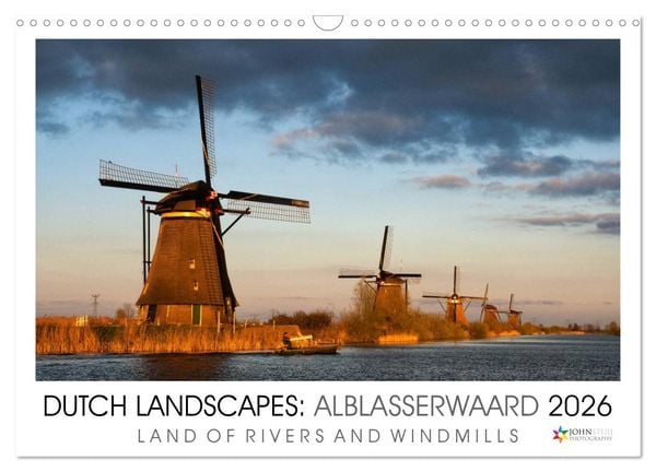 Produktbild: Dutch Landscapes: Alblasserwaard 2026 (Wall Calendar 2026 DIN A3 landscape), CALVENDO 12 Month Wall Calendar