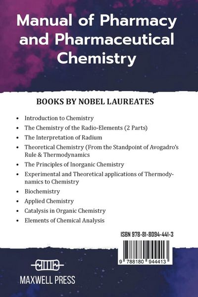 Produktbild: Manual of Pharmacy and Pharmaceutical Chemistry