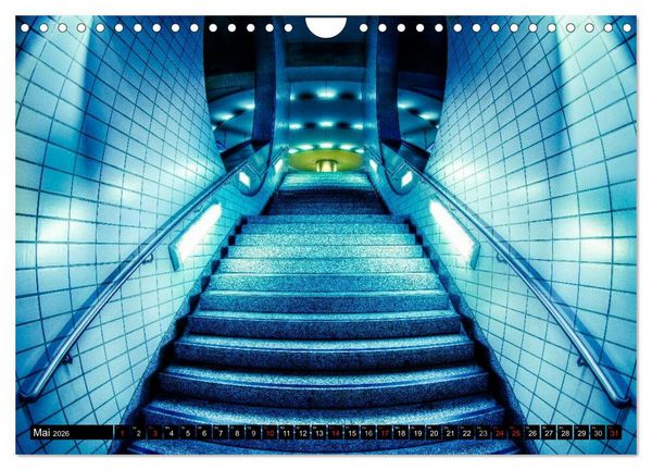 Produktbild: Frankfurt - mit der U-Bahn erfahren (Wandkalender 2026 DIN A4 quer), CALVENDO Monatskalender