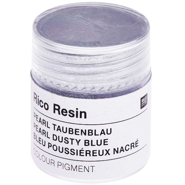 Produktbild: Farbpigment f&uuml;r Resin, Perl Taubenblau, 3g