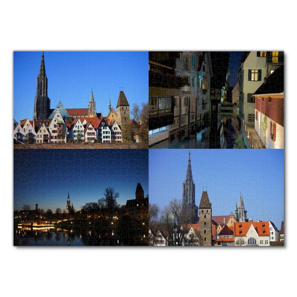Produktbild: Lais Puzzle Collage Ulm 1000 Teile