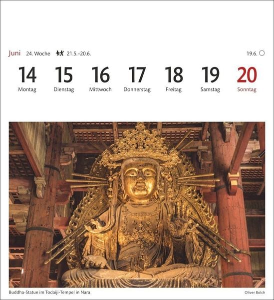 Produktbild: Japan Sehnsuchtskalender 2027 - Wochenkalender mit 53 Postkarten