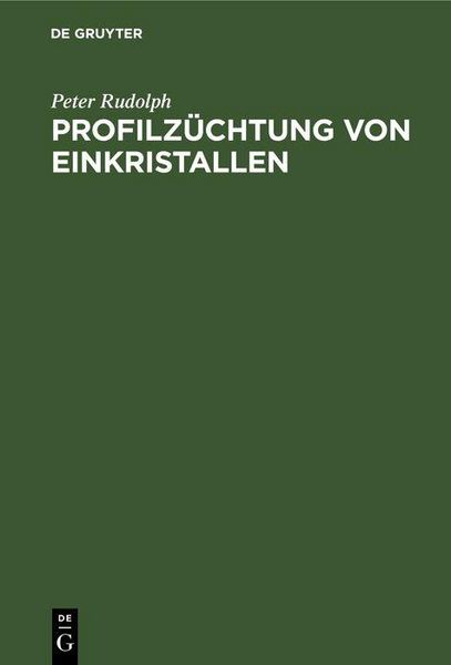 Produktbild: Profilz&uuml;chtung von Einkristallen