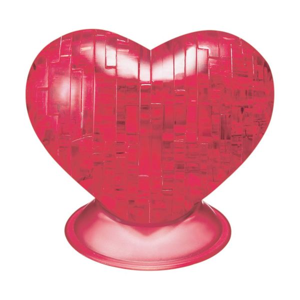 Produktbild: Crystal Puzzle - Herz Rot - 46 Teile