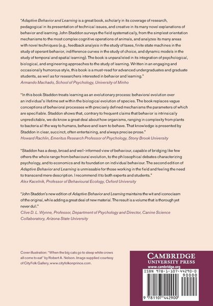 Produktbild: Adaptive Behavior and Learning