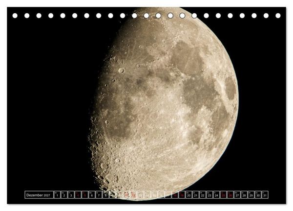 Produktbild: Faszination Mond - der etwas andere Mondkalender (Tischkalender 2027 DIN A5 quer), CALVENDO Monatskalender