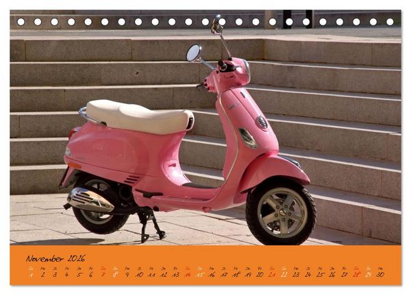 Produktbild: Vespa Liebe (Tischkalender 2026 DIN A5 quer), CALVENDO Monatskalender