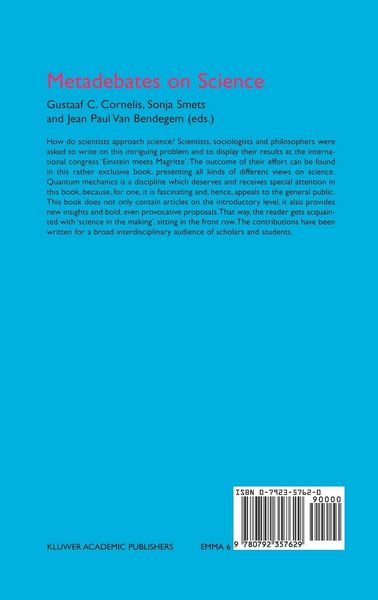 Produktbild: Metadebates on Science