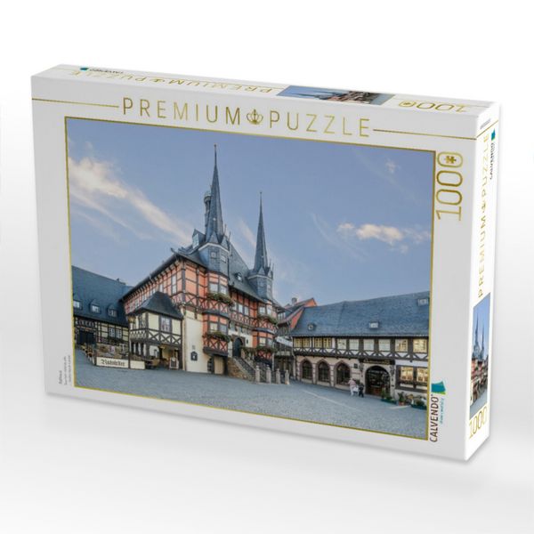 Produktbild: CALVENDO Puzzle Rathaus | 1000 Teile Lege-Gr&ouml;&szlig;e 64x48cm Foto-Puzzle f&uuml;r gl&uuml;ckliche Stunden