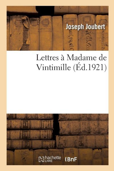 Produktbild: Lettres &agrave; Madame de Vintimille