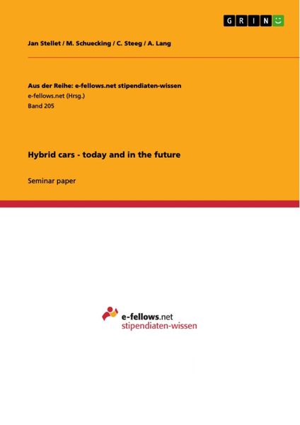 Produktbild: Hybrid cars - today and in the future