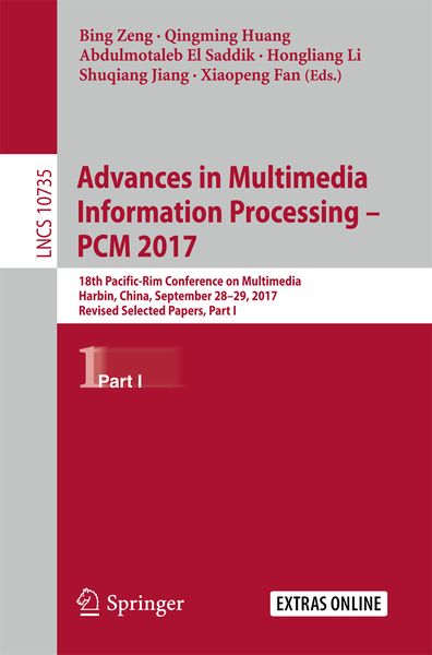 Produktbild: Advances in Multimedia Information Processing &ndash; PCM 2017