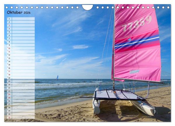 Produktbild: Egmond aan Zee (Wandkalender 2026 DIN A4 quer), CALVENDO Monatskalender