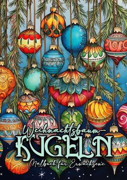 Produktbild: Weihnachtsbaumkugeln Malbuch f&uuml;r Erwachsene