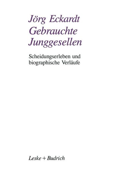 Produktbild: Gebrauchte Junggesellen