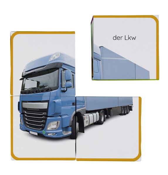 Produktbild: Erstes Lernen W&uuml;rfelpuzzle. Fahrzeuge