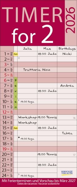 Produktbild: Timer for 2 Lifestyle 2026
