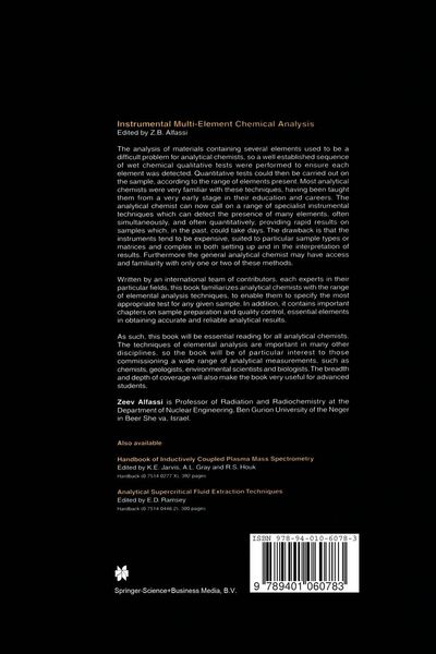 Produktbild: Instrumental Multi-Element Chemical Analysis