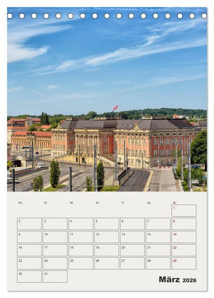 Produktbild: Potsdam in Farbe (Tischkalender 2026 DIN A5 hoch), CALVENDO Monatskalender