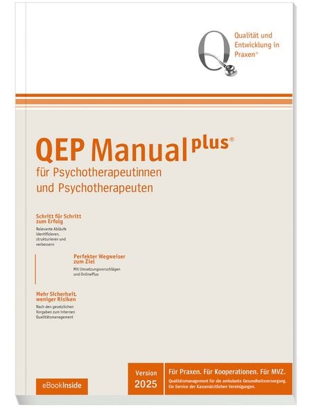 QEP-Manualplus für Psychotherapeutinnen und Psychotherapeuten, Set von , Deutscher Ärzteverlag, 978-3-7691-6011-6
